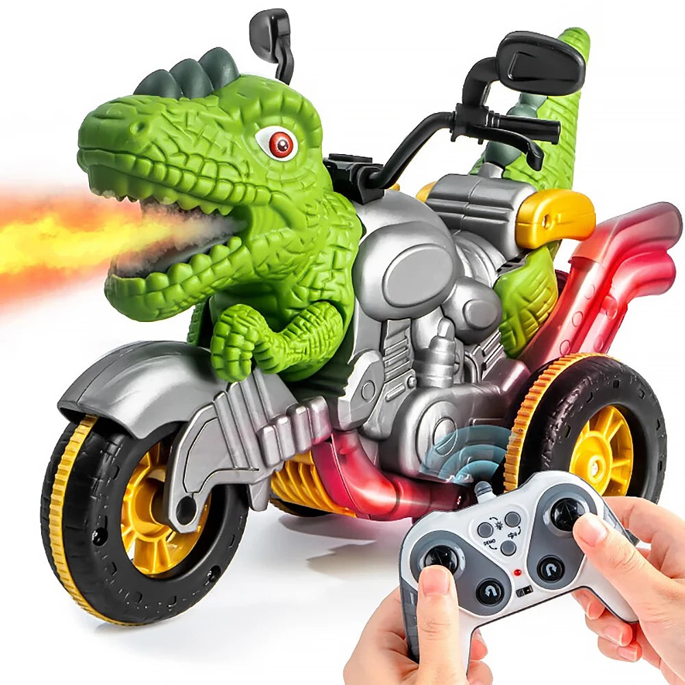 Ferngesteuertes Dinosaurier-Motorrad