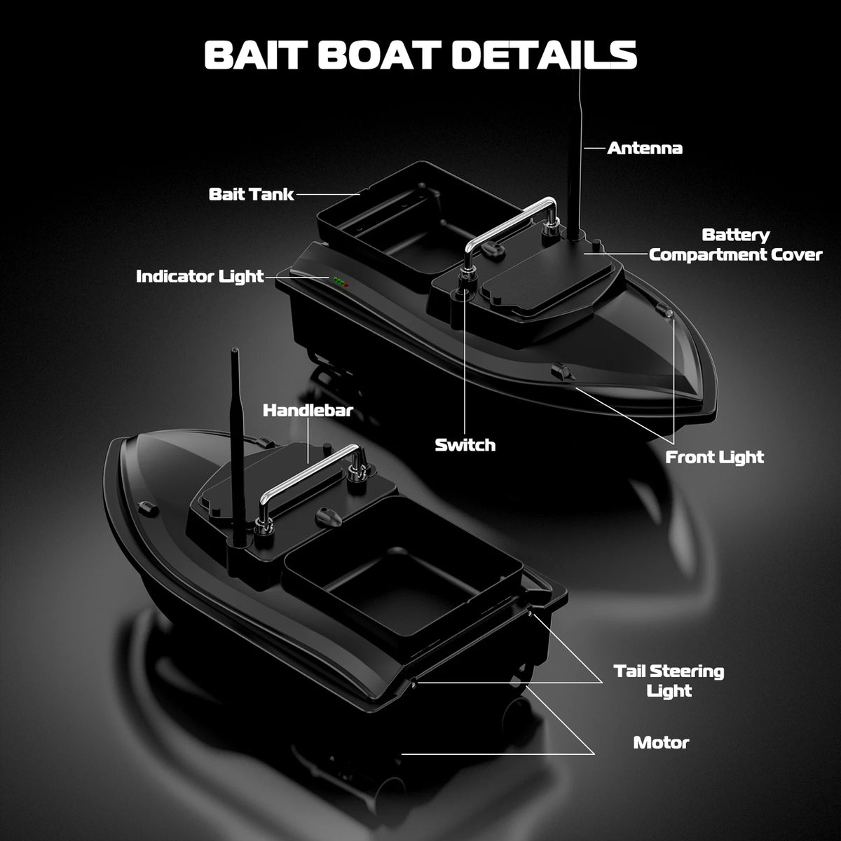 Ferngesteuertes boot angeln