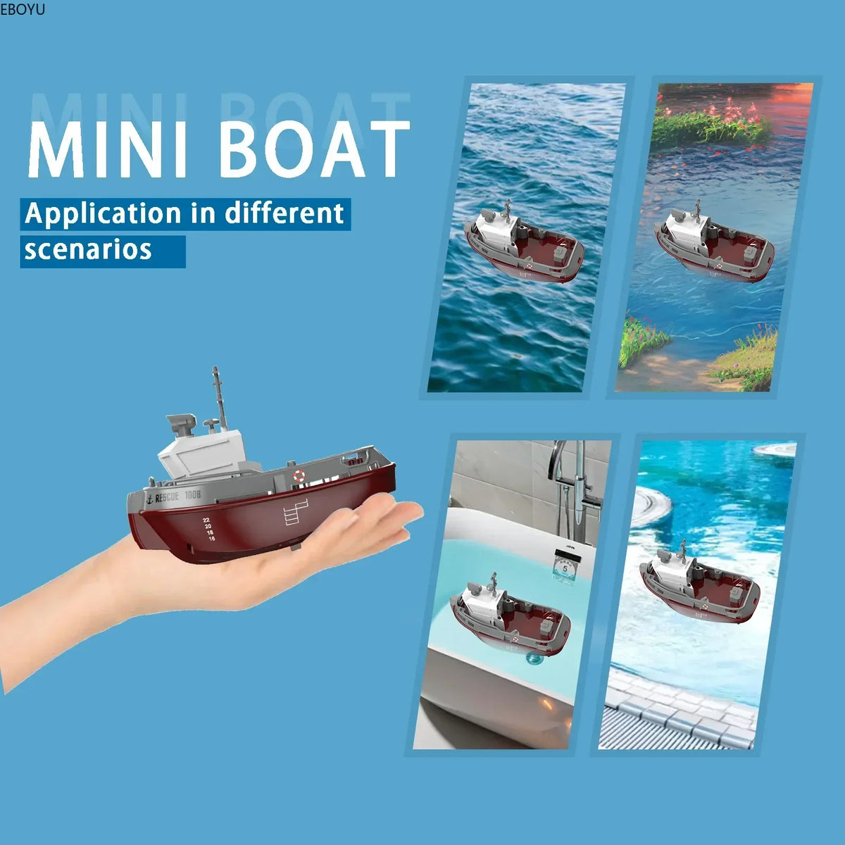 Boot ferngesteuert kinder - WHITE