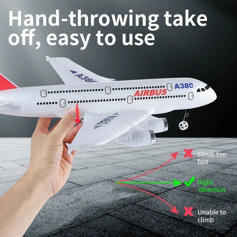 Ferngesteuerte flugzeuge airbus a380 - WHITE