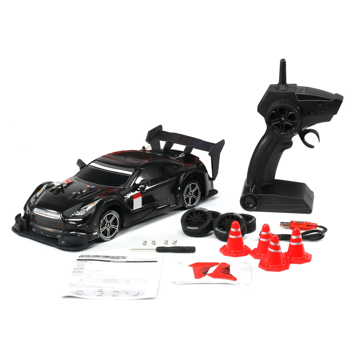 Ferngesteuertes auto 30-40 km h - black / spain