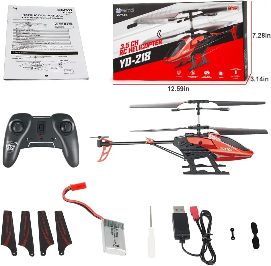 Helikopter mit fernbedienung - Red / GERMANY